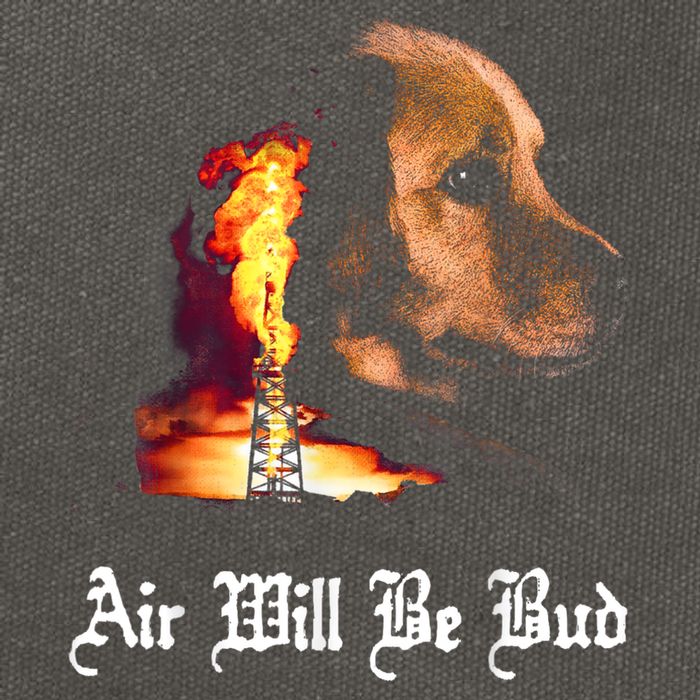 Air Will Be Blud Cotton Canvas Backpack