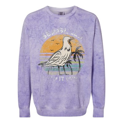 American Woodcock Bird Retro Vaporwave Unique Birding Gift design cute bird with the funny quote saying.Perfect for who love bird, bird quote, bird lover, animals, animal, ornithology, Farm Animals, Wildlife, Nature, Forest Colorblast Crewneck Sweatshirt