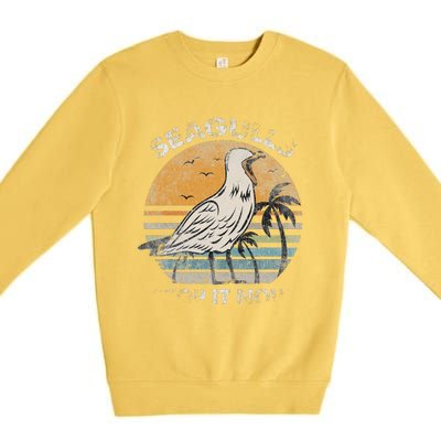 American Woodcock Bird Retro Vaporwave Unique Birding Gift design cute bird with the funny quote saying.Perfect for who love bird, bird quote, bird lover, animals, animal, ornithology, Farm Animals, Wildlife, Nature, Forest Premium Crewneck Sweatshirt