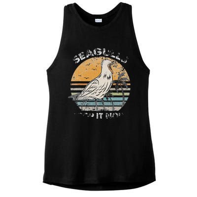 American Woodcock Bird Retro Vaporwave Unique Birding Gift design cute bird with the funny quote saying.Perfect for who love bird, bird quote, bird lover, animals, animal, ornithology, Farm Animals, Wildlife, Nature, Forest Ladies PosiCharge Tri-Blend Wicking Tank