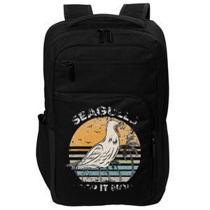 American Woodcock Bird Retro Vaporwave Unique Birding Gift design cute bird with the funny quote saying.Perfect for who love bird, bird quote, bird lover, animals, animal, ornithology, Farm Animals, Wildlife, Nature, Forest Impact Tech Backpack