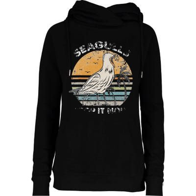 American Woodcock Bird Retro Vaporwave Unique Birding Gift design cute bird with the funny quote saying.Perfect for who love bird, bird quote, bird lover, animals, animal, ornithology, Farm Animals, Wildlife, Nature, Forest Womens Funnel Neck Pullover Hood