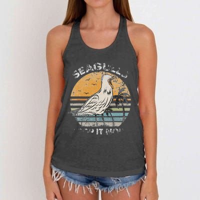 American Woodcock Bird Retro Vaporwave Unique Birding Gift design cute bird with the funny quote saying.Perfect for who love bird, bird quote, bird lover, animals, animal, ornithology, Farm Animals, Wildlife, Nature, Forest Women's Knotted Racerback Tank