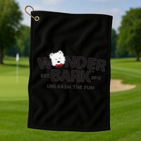 Awesome Wonder Bark Attire Golf Towel