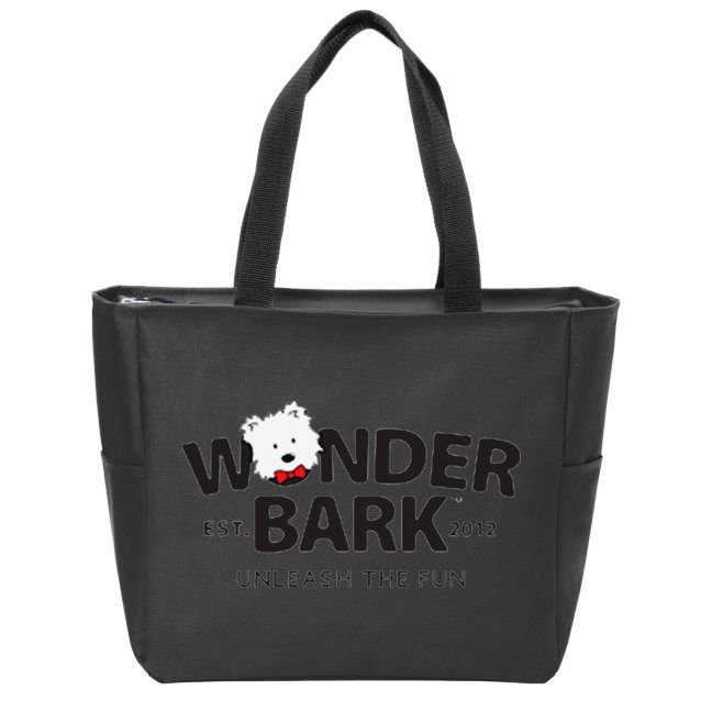 Awesome Wonder Bark Attire Zip Tote Bag