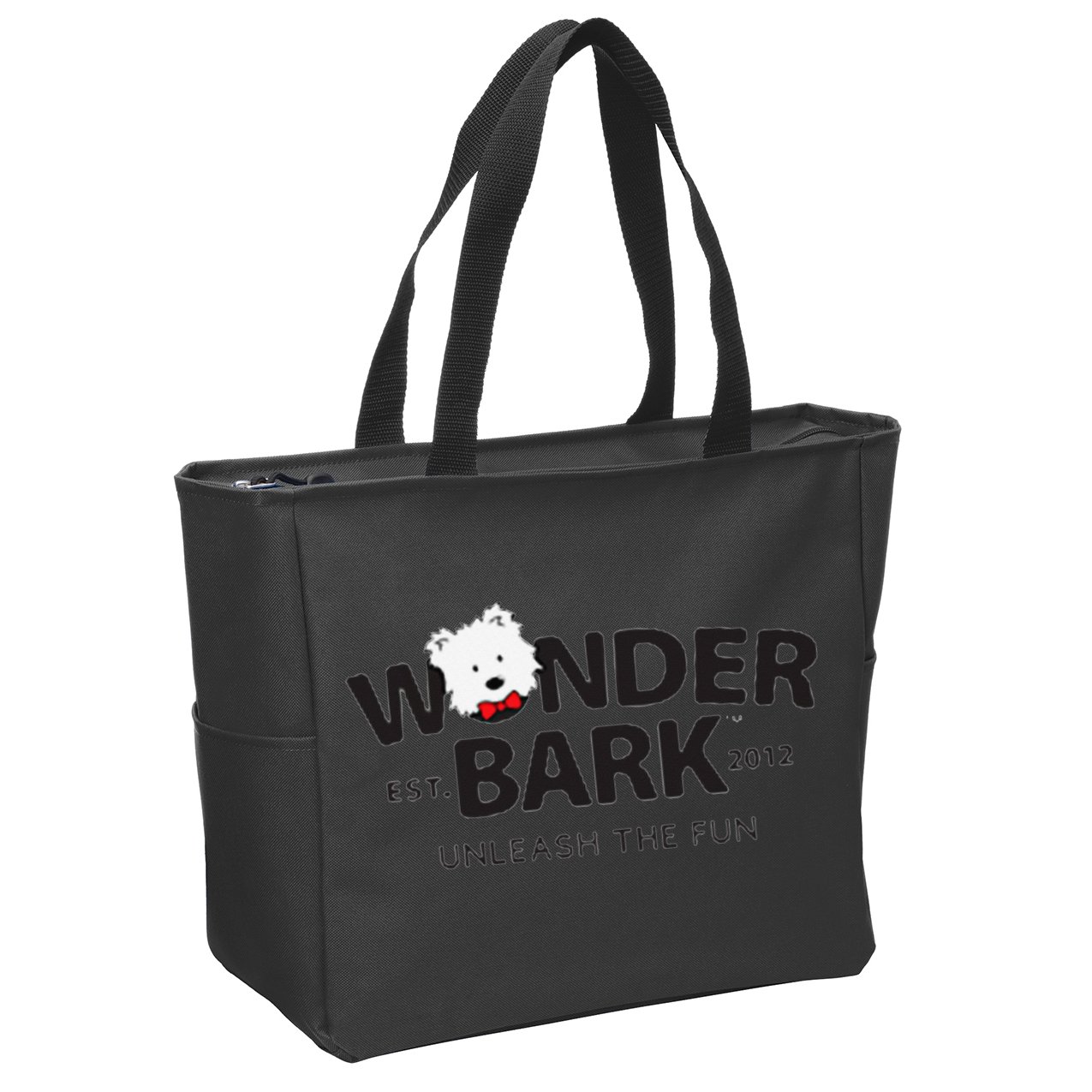 Awesome Wonder Bark Attire Zip Tote Bag