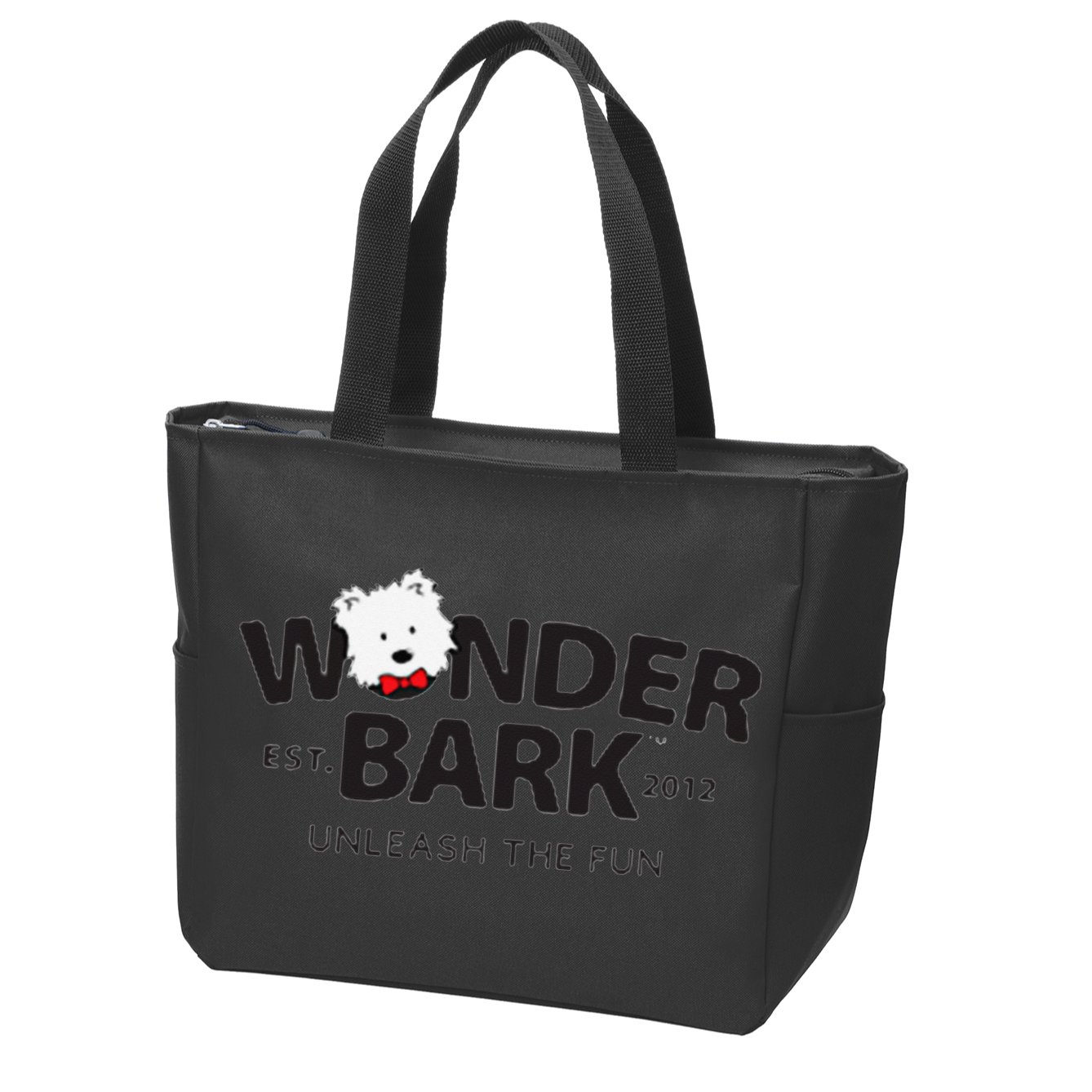 Awesome Wonder Bark Attire Zip Tote Bag