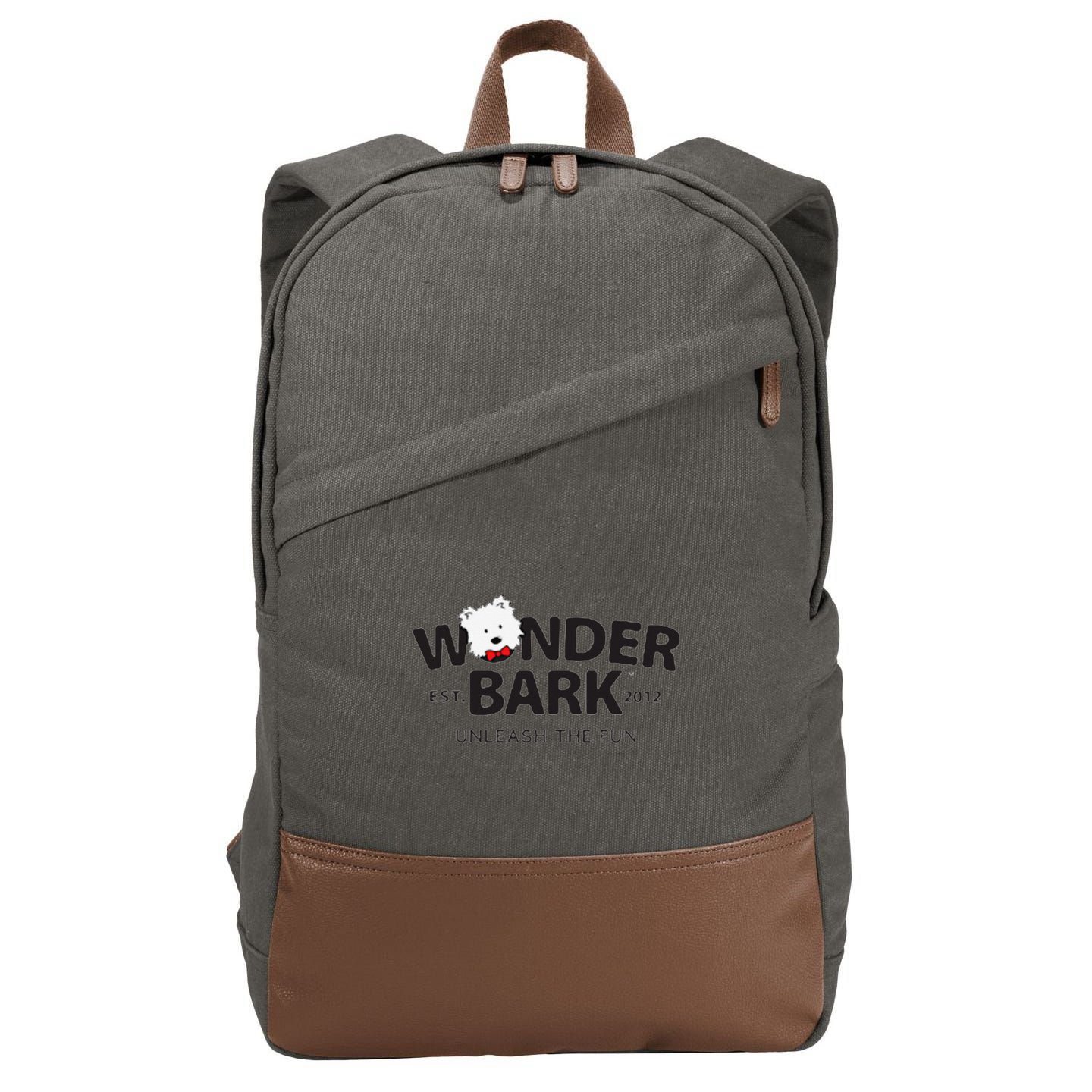 Awesome Wonder Bark Attire Cotton Canvas Backpack