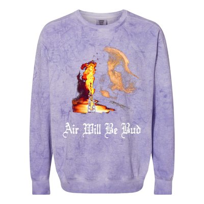 Air Will Be Blud Vintage Dog Air Will Be Blood Colorblast Crewneck Sweatshirt