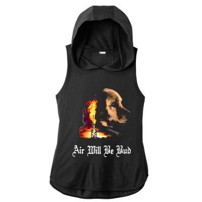 Air Will Be Blud Vintage Dog Air Will Be Blood Ladies PosiCharge Tri-Blend Wicking Draft Hoodie Tank