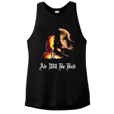 Air Will Be Blud Vintage Dog Air Will Be Blood Ladies PosiCharge Tri-Blend Wicking Tank