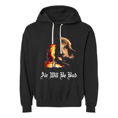 Air Will Be Blud Vintage Dog Air Will Be Blood Garment-Dyed Fleece Hoodie