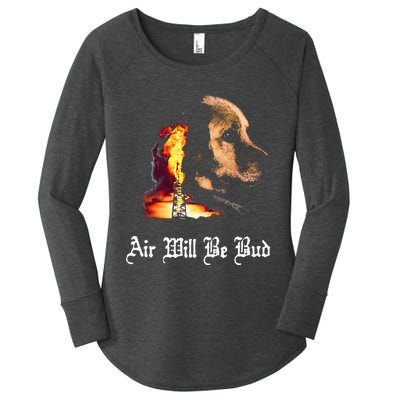 Air Will Be Blud Vintage Dog Air Will Be Blood Women's Perfect Tri Tunic Long Sleeve Shirt