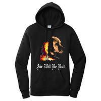 Air Will Be Blud Vintage Dog Air Will Be Blood Women's Pullover Hoodie