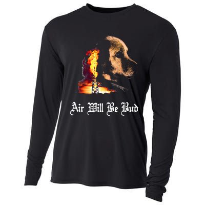 Air Will Be Blud Vintage Dog Air Will Be Blood Cooling Performance Long Sleeve Crew