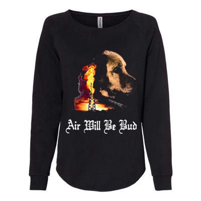 Air Will Be Blud Vintage Dog Air Will Be Blood Womens California Wash Sweatshirt