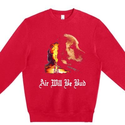 Air Will Be Blud Vintage Dog Air Will Be Blood Premium Crewneck Sweatshirt