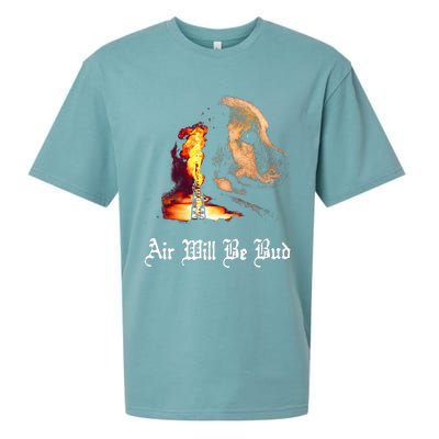 Air Will Be Blud Vintage Dog Air Will Be Blood Sueded Cloud Jersey T-Shirt