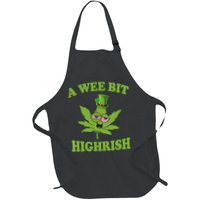 A Wee Bit Highrish Funny 420 Weed Marijuana St Patricks Day Apron