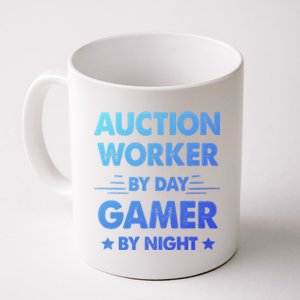 Auction Worker By Day Gamer By Night Gift Coffee Mug