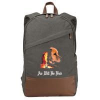 Air Will Be Bud  Cotton Canvas Backpack
