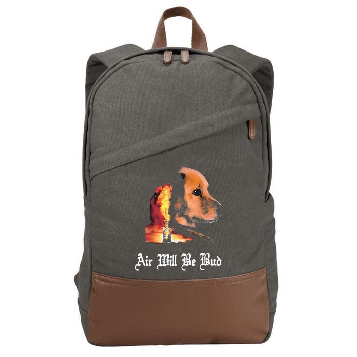 Air Will Be Bud  Cotton Canvas Backpack