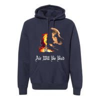 Air Will Be Blud Vintage Dog Air Will Be Blood Premium Hoodie