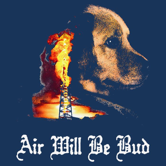Air Will Be Blud Vintage Dog Air Will Be Blood Bag