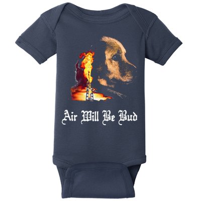 Air Will Be Blud Vintage Dog Air Will Be Blood Baby Bodysuit