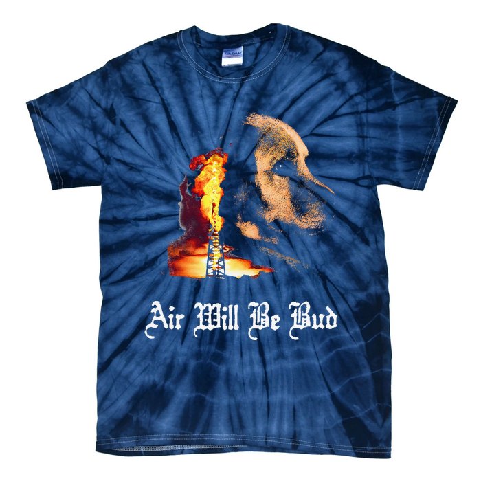 Air Will Be Blud Vintage Dog Air Will Be Blood Tie-Dye T-Shirt