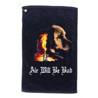 Air Will Be Blud Vintage Dog Air Will Be Blood Platinum Collection Golf Towel