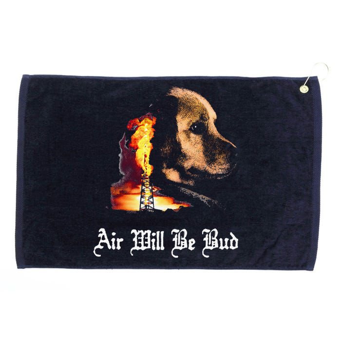 Air Will Be Blud Vintage Dog Air Will Be Blood Grommeted Golf Towel