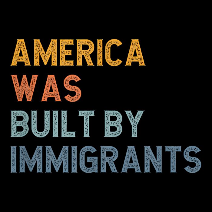America Was Built By Immigrants Support Refugee Rights 16 in Basic Backpack