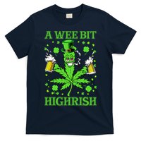 A Wee Bit Highrish Funny 420 Weed Marijuana St Patricks Day T-Shirt