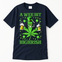 A Wee Bit Highrish Funny 420 Weed Marijuana St Patricks Day Tall T-Shirt