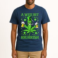 A Wee Bit Highrish Funny 420 Weed Marijuana St Patricks Day Tall T-Shirt