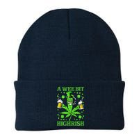 A Wee Bit Highrish Funny 420 Weed Marijuana St Patricks Day Beanie
