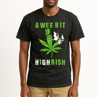 A Wee Bit Highrish Funny 420 Weed St Patricks Day Tall T-Shirt