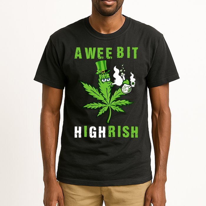 A Wee Bit Highrish Funny 420 Weed St Patricks Day Tall T-Shirt