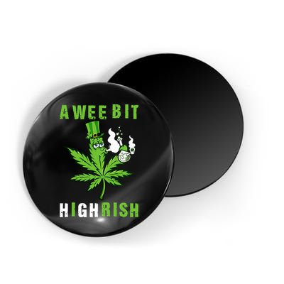 A Wee Bit Highrish Funny 420 Weed St Patricks Day Magnet