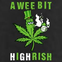 A Wee Bit Highrish Funny 420 Weed St Patricks Day Hat