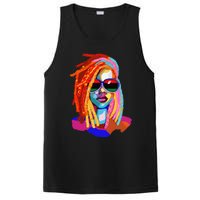 Afro Woman Black Queen Art Black History Juneteenth PosiCharge Competitor Tank