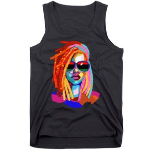 Afro Woman Black Queen Art Black History Juneteenth Tank Top