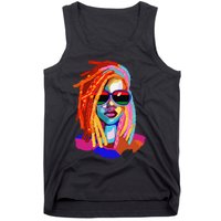 Afro Woman Black Queen Art Black History Juneteenth Tank Top