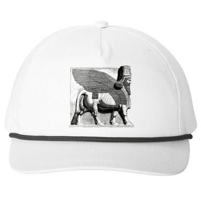 Assyrian Winged Bull Lamassu Iraq Iran Souvenir Cool Gift Snapback Five-Panel Rope Hat