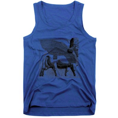 Assyrian Winged Bull Lamassu Iraq Iran Souvenir Cool Gift Tank Top