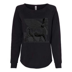 Assyrian Winged Bull Lamassu Iraq Iran Souvenir Gift Womens California Wash Sweatshirt