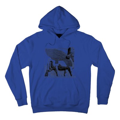 Assyrian Winged Bull Lamassu Iraq Iran Souvenir Gift Hoodie