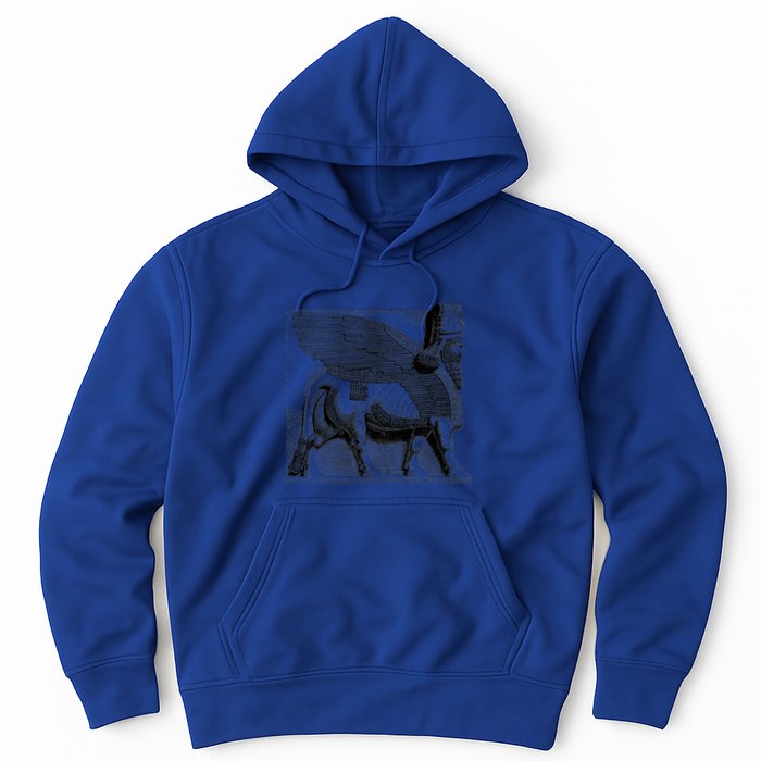 Assyrian Winged Bull Lamassu Iraq Iran Souvenir Gift Hoodie