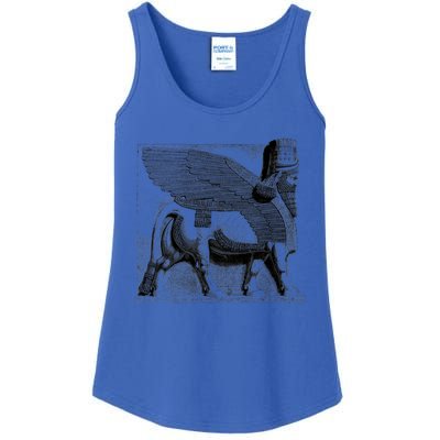 Assyrian Winged Bull Lamassu Iraq Iran Souvenir Gift Ladies Essential Tank